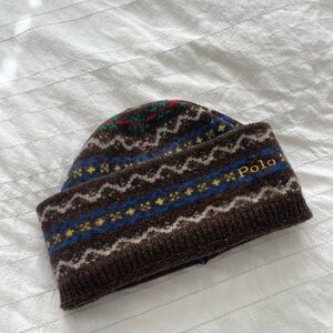 Ralph Lauren Multicolor Knit Beanie